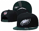 Eagles Team Logo Black Adjustable Hat GS,baseball caps,new era cap wholesale,wholesale hats